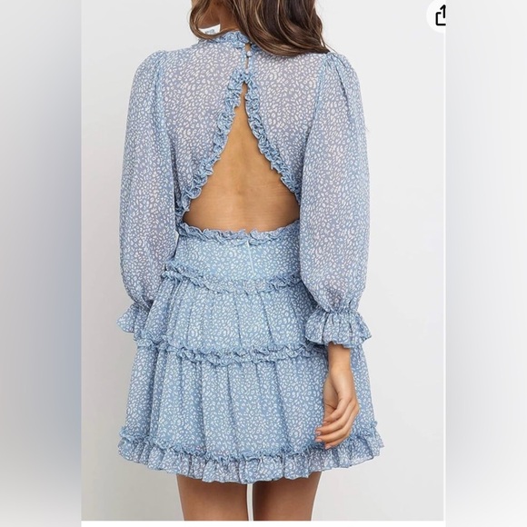 Green summer dress Medium NwT - Picture 3 of 3